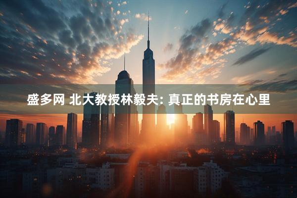 盛多网 北大教授林毅夫: 真正的书房在心里