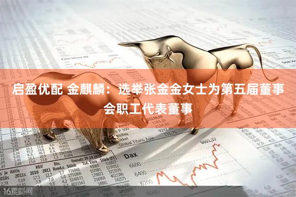 启盈优配 金麒麟：选举张金金女士为第五届董事会职工代表董事